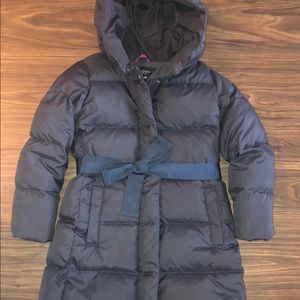 Crewcuts Girls Long Down Puffer Coat 6/7